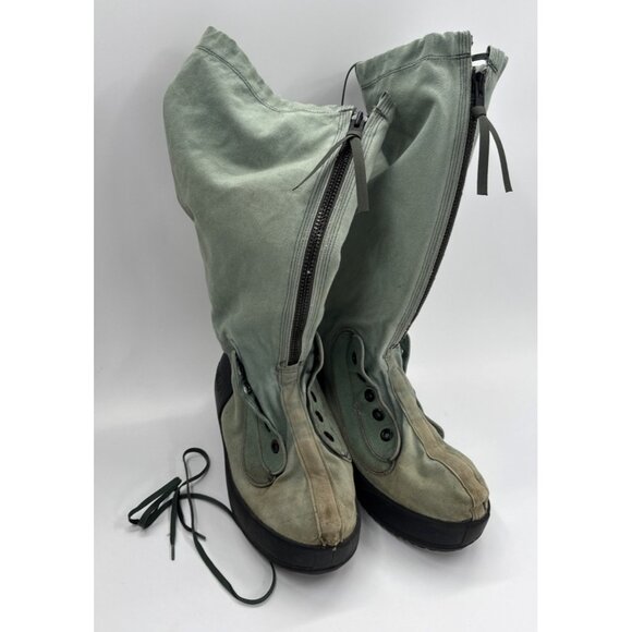 Vintage US Military N-1B Extreme Cold Weather Boots Mens MEDIUM Wool Liner READ - Picture 1 of 15